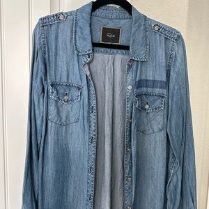 Rails Blue Denim Top